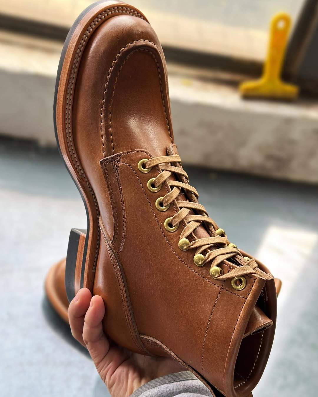 Men's Handmade Cowhide Martin boots