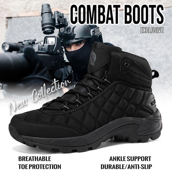 Men's Lightweight Breathable Military Ankle Boots Work Boots(Free Shipping🔥)
