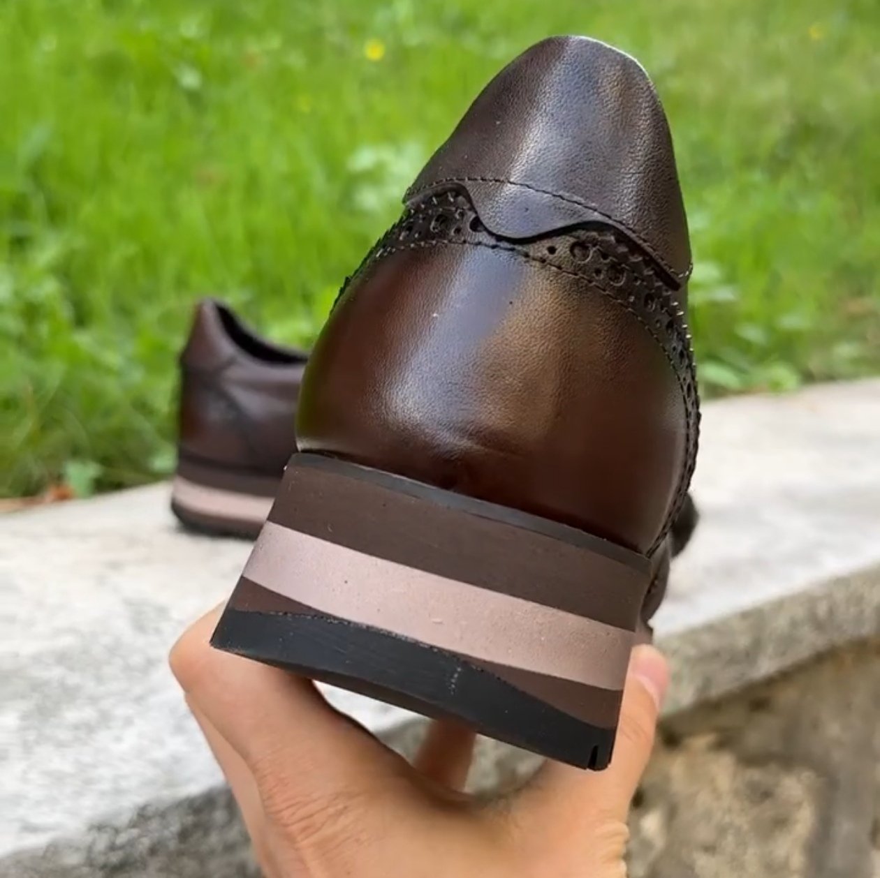 Men's New Genuine Leather Retro Sports Casual Shoes