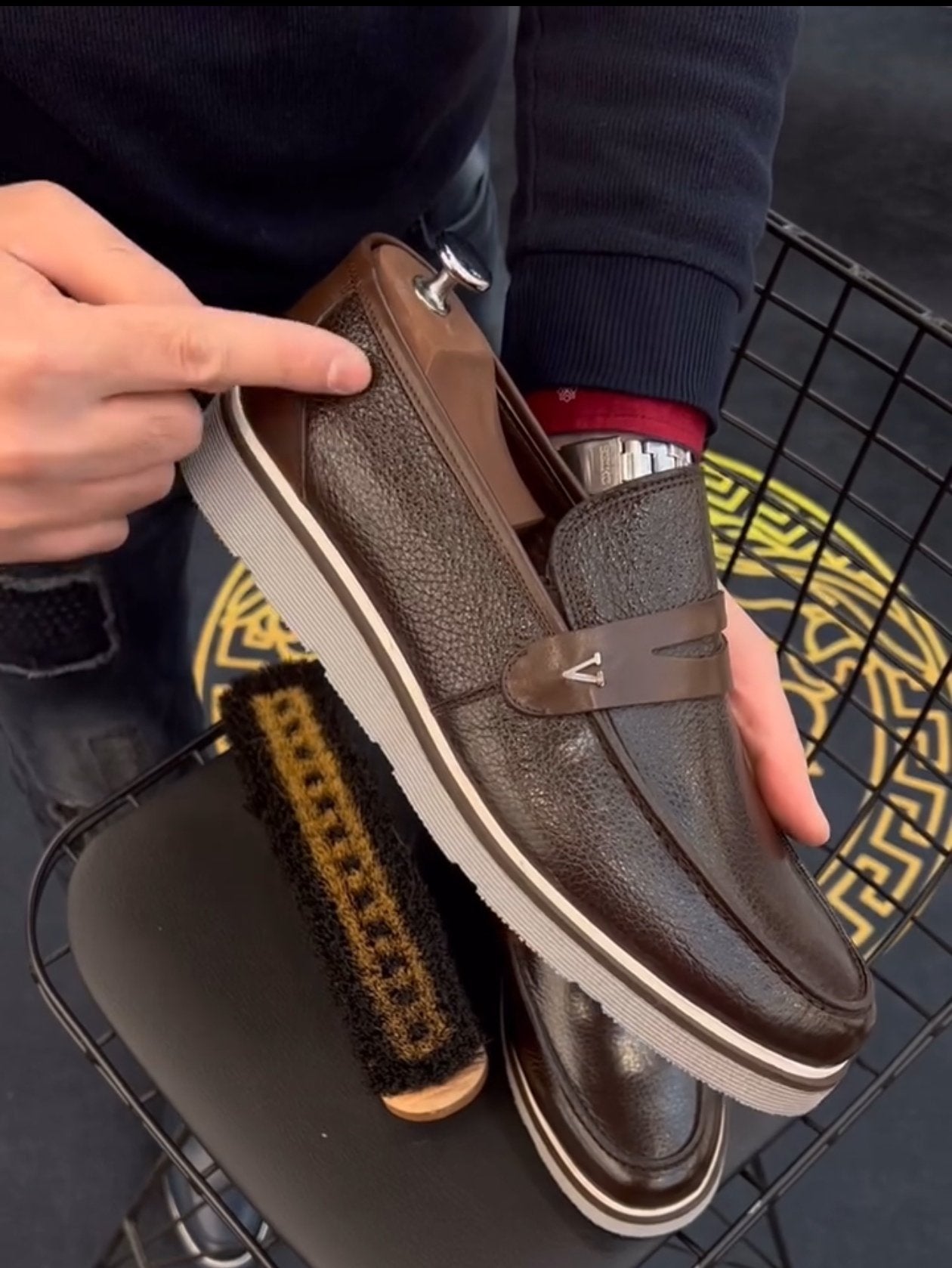 Men's Classic Retro Fine Leather Casual Shoes
