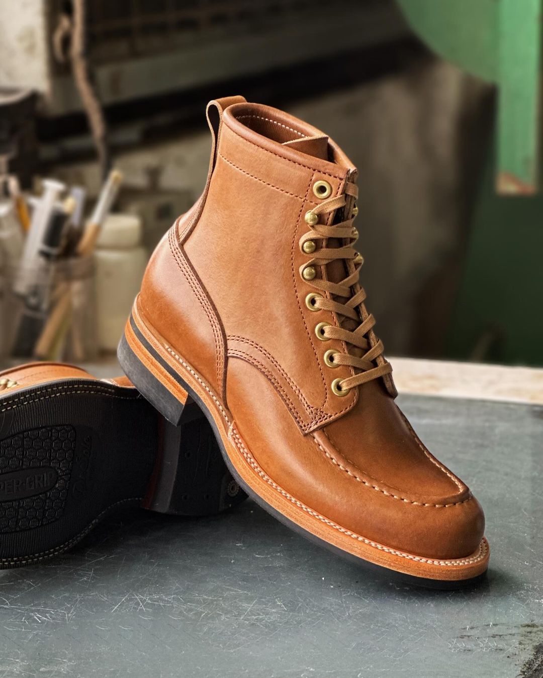 Men's Handmade Cowhide Martin boots
