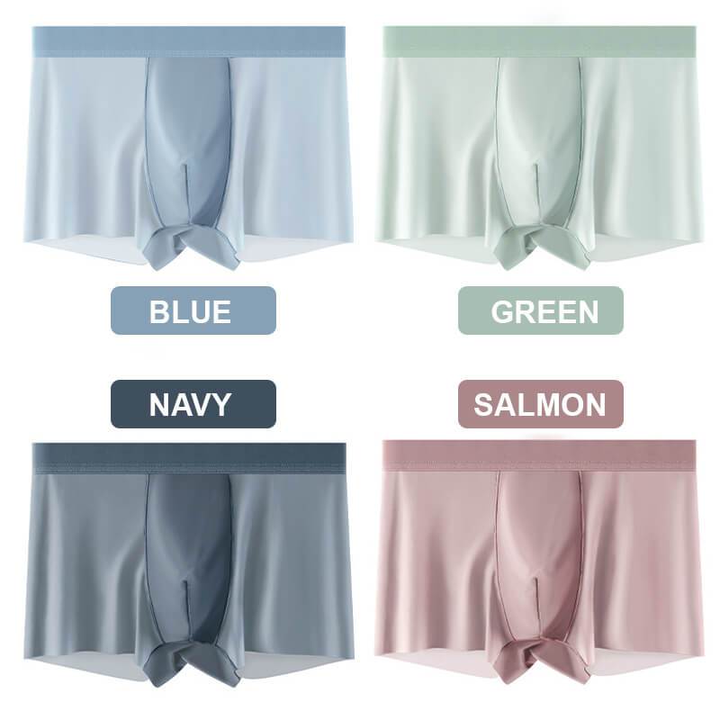 Men's Large Size Ice Silk Breathable Briefs