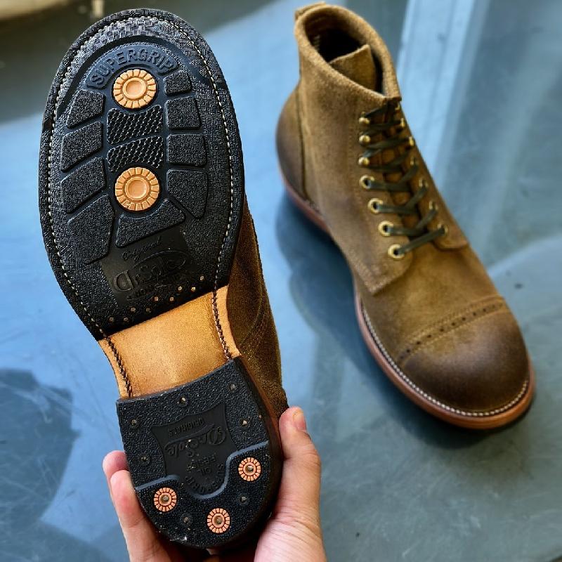 Men's Suede Handmade Casual Martin Boots