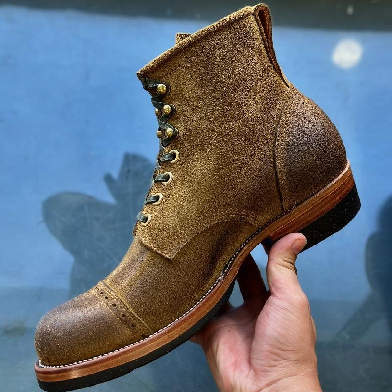 Men's Suede Handmade Casual Martin Boots