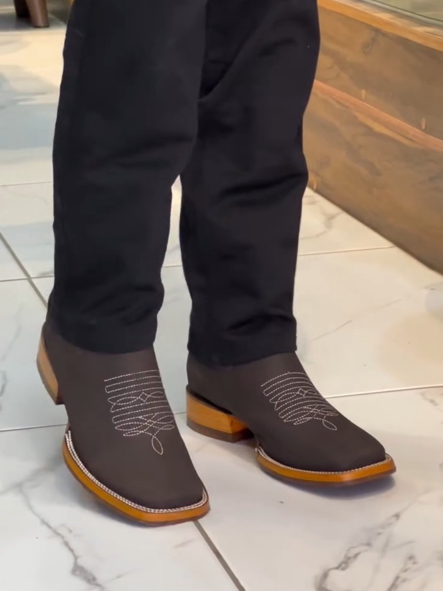 Men's Tobacco Mid Cowboy Boots