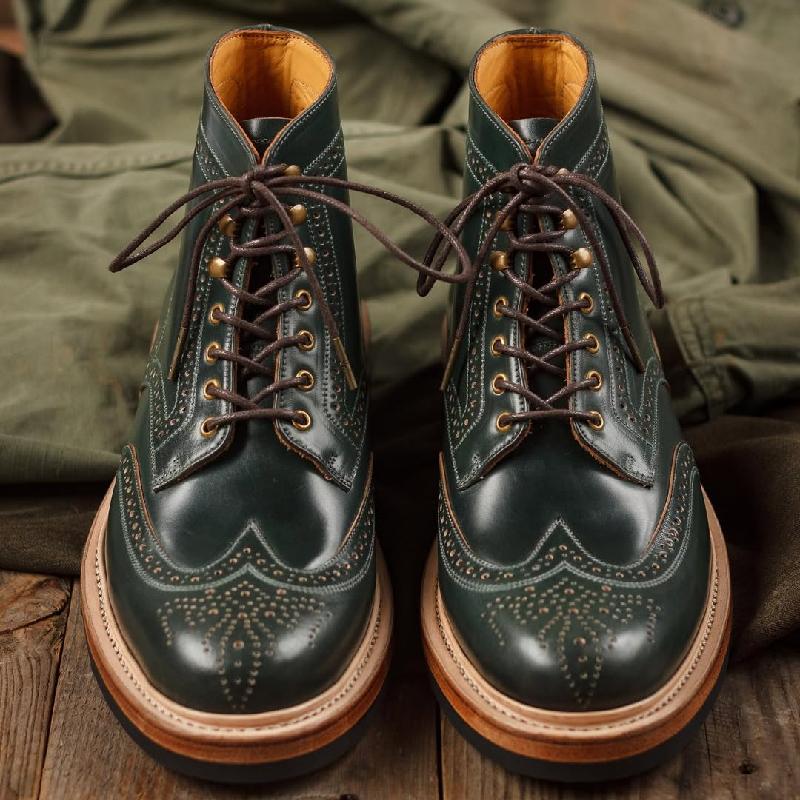 360º Handwelted Genuine Leather Martin Boots