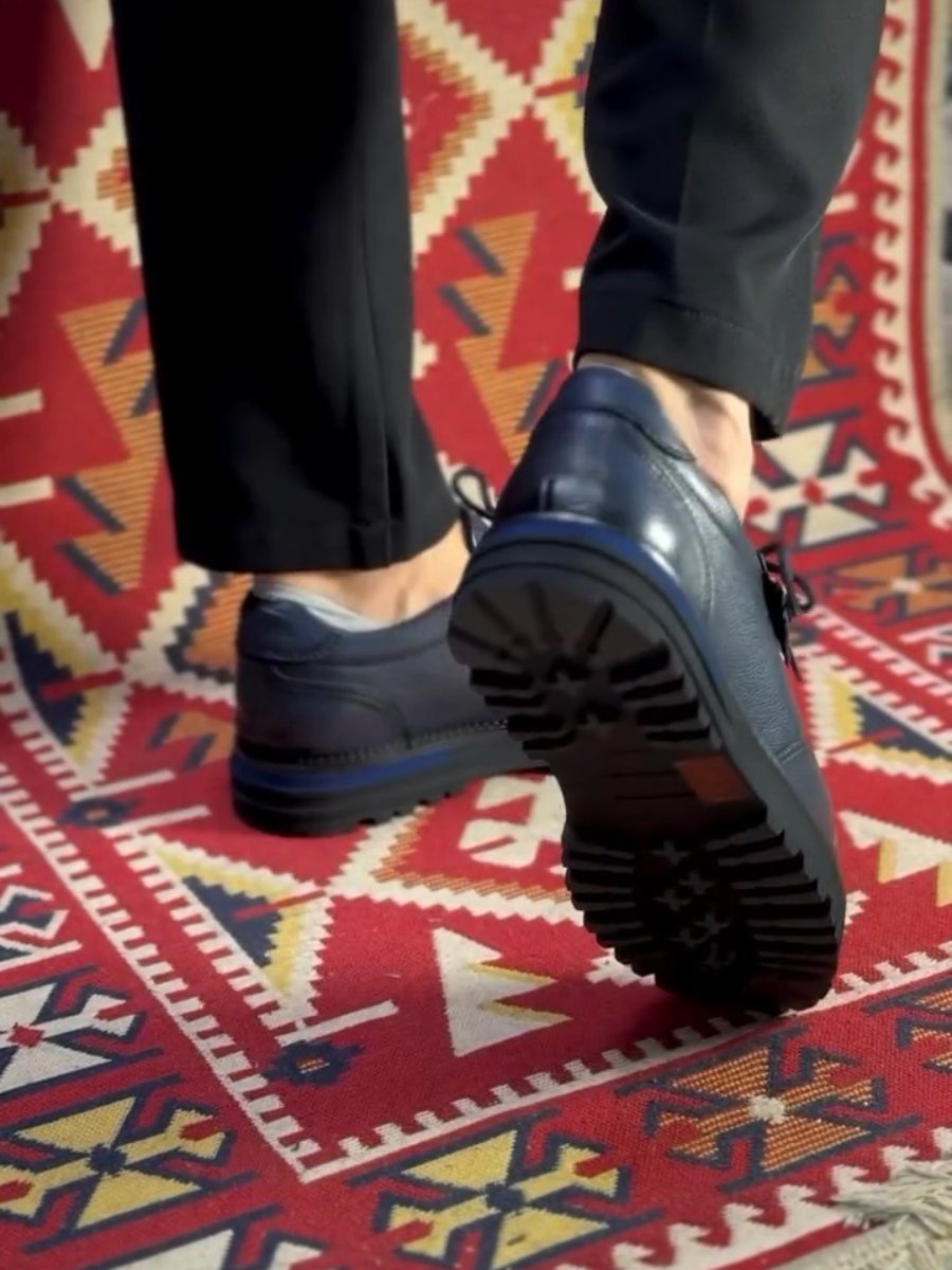 Men's Simple Leather Lace-up Shoes