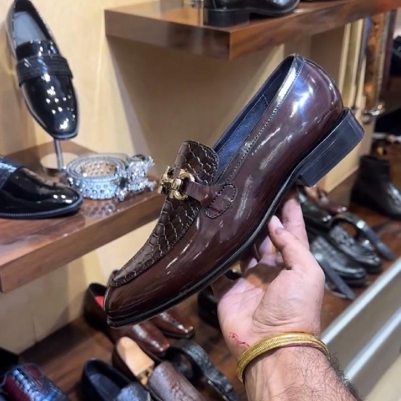 Men's Cobra Scale Moccasins