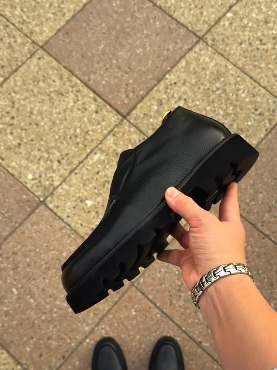 Men's Thick-soled Leather Shoes