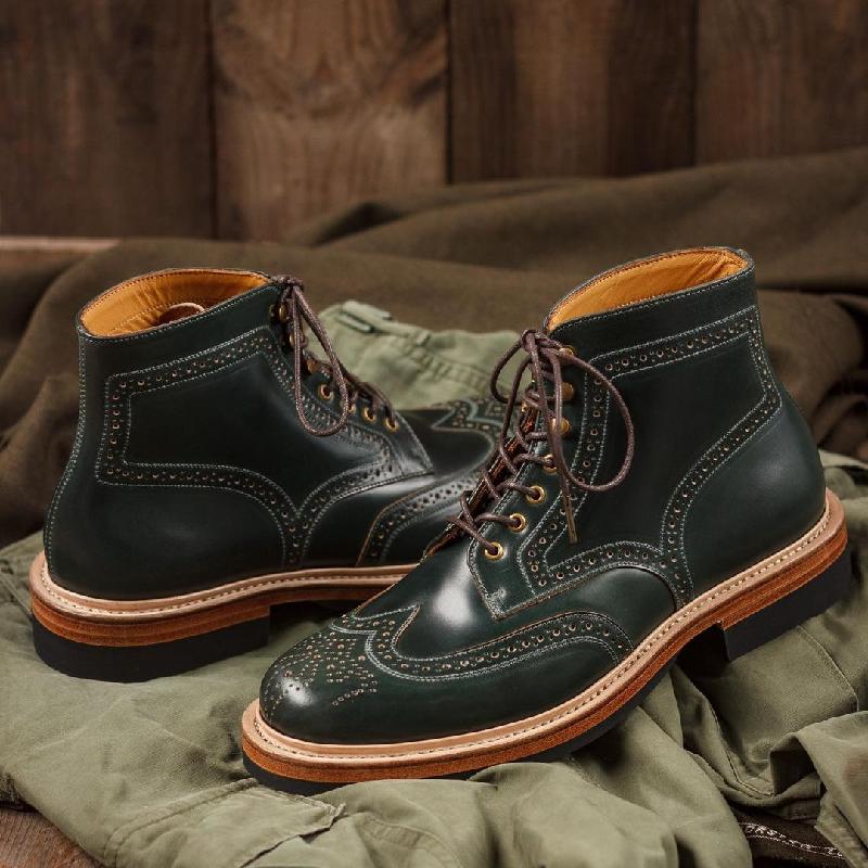 360º Handwelted Genuine Leather Martin Boots