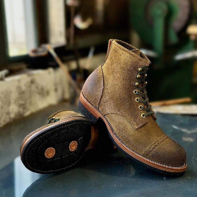 Men's Suede Handmade Casual Martin Boots