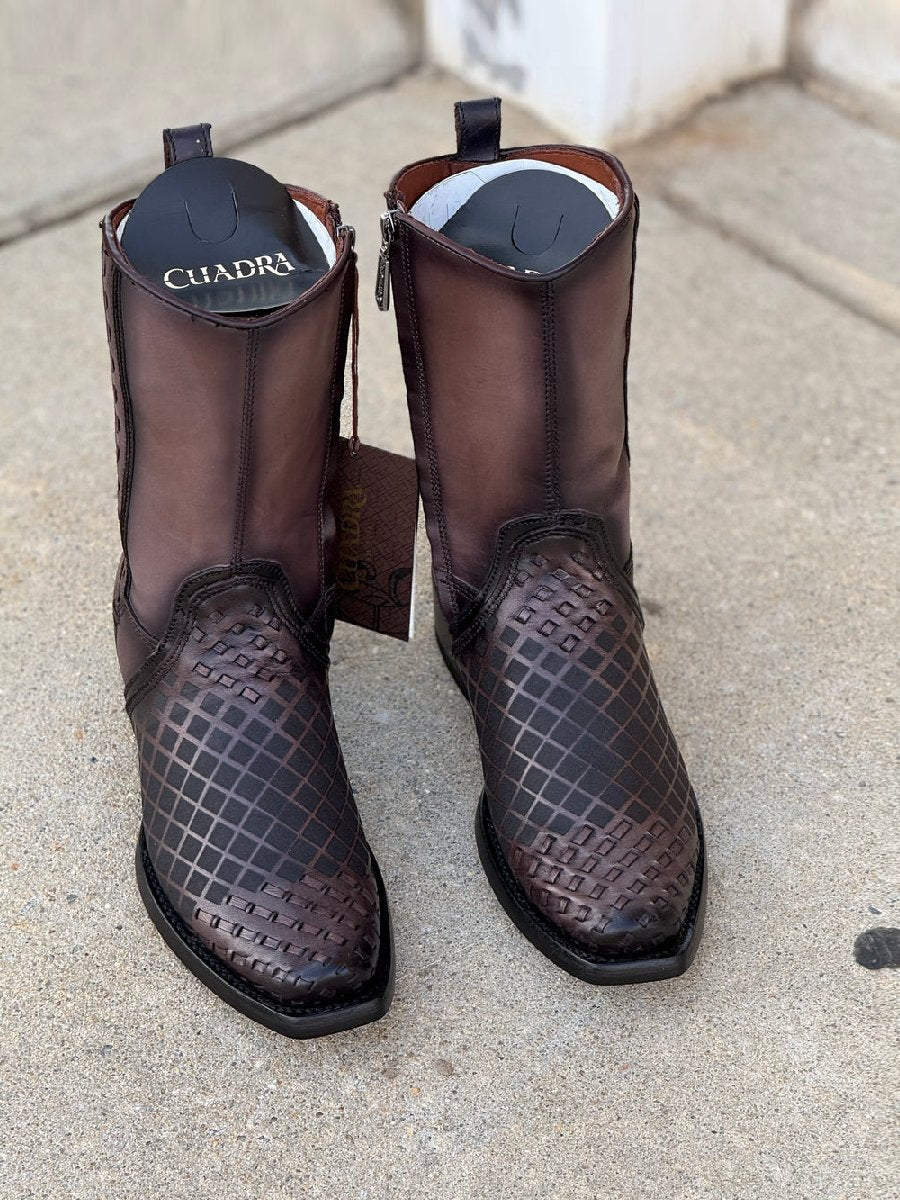 Men's Engraved Oxford Cowboy Boots