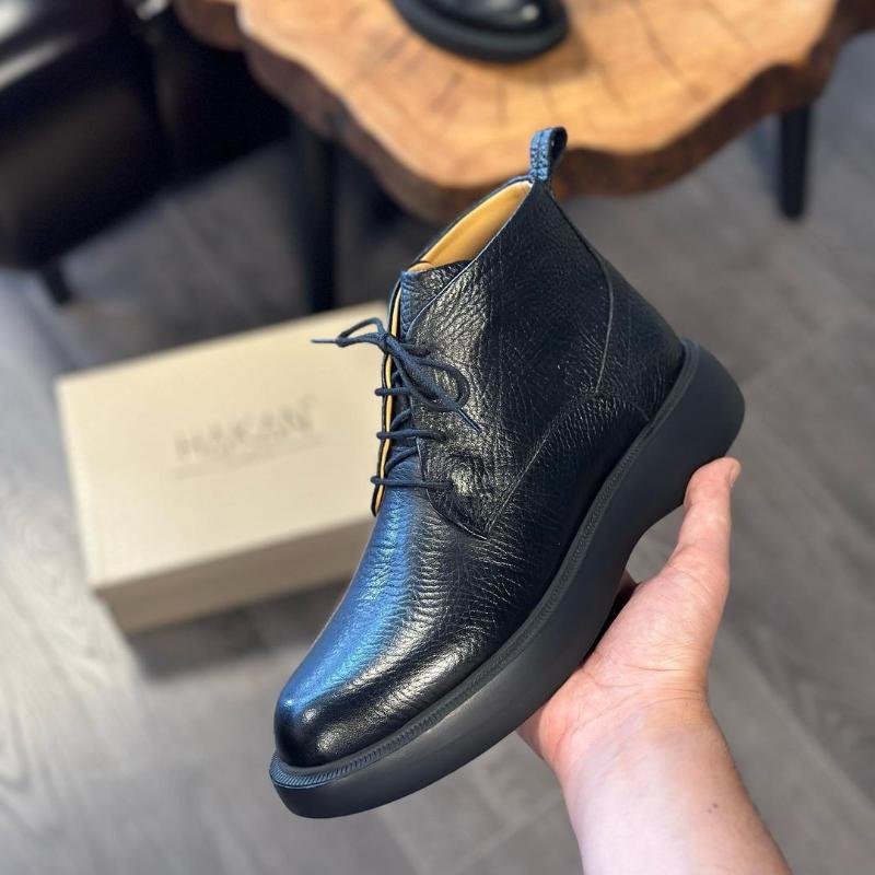 Men's Genuine Leather Simple Ankle Boots