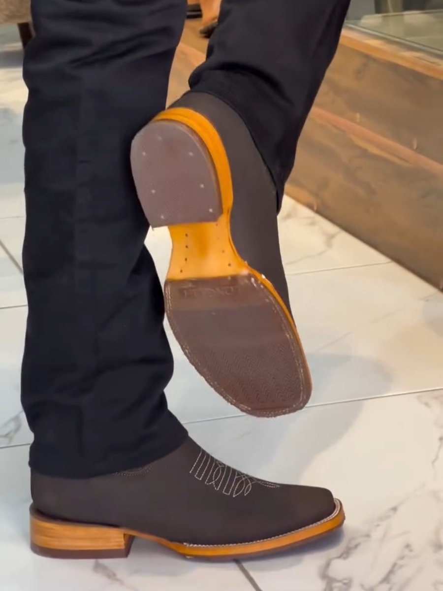 Men's Tobacco Mid Cowboy Boots