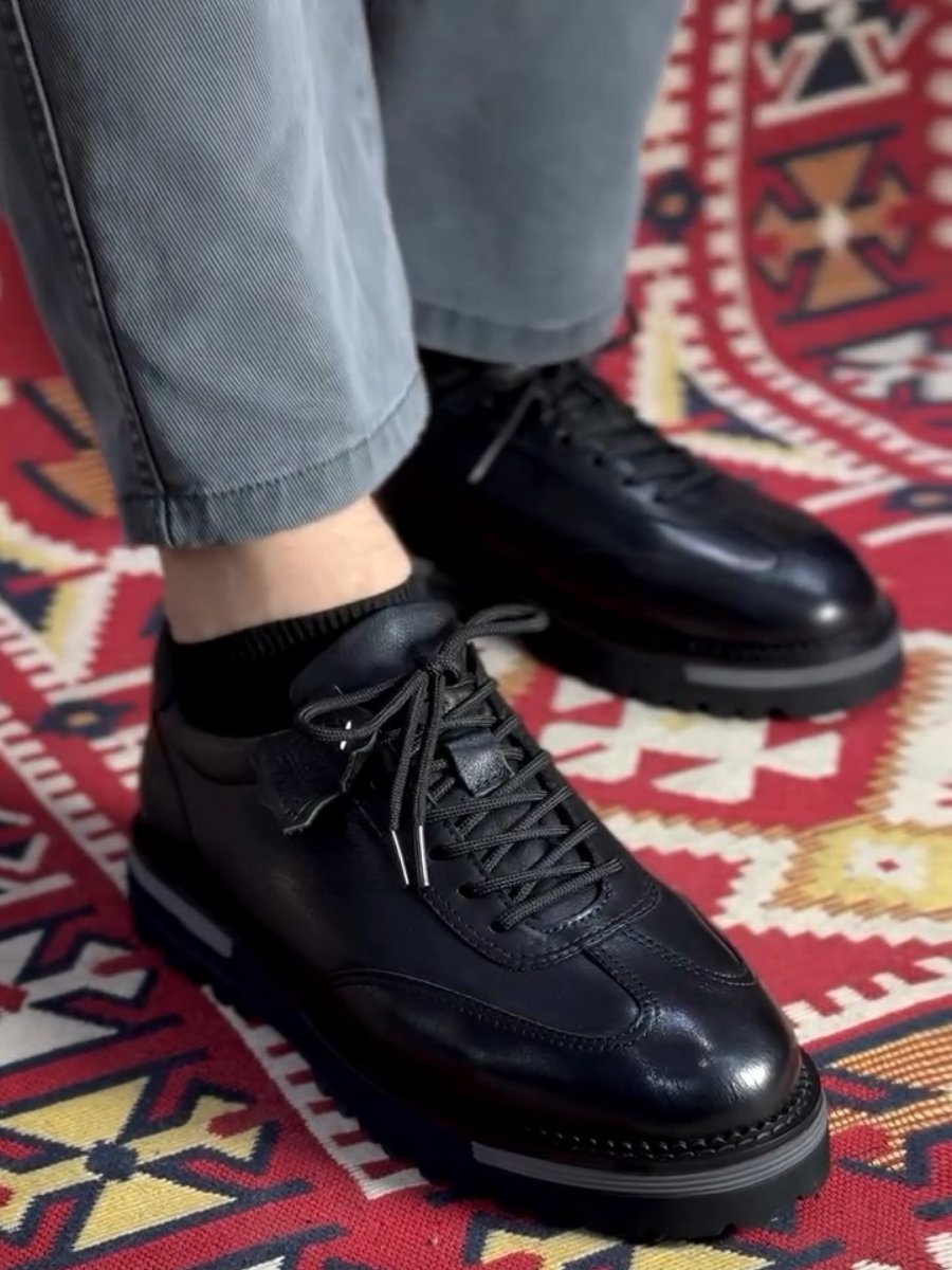 Men's Leather Casual Sneakers