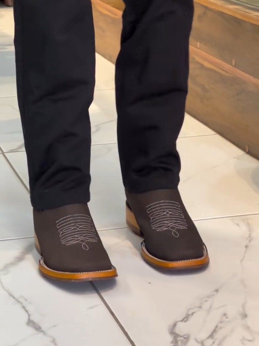 Men's Tobacco Mid Cowboy Boots