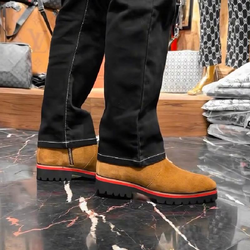 Vintage Suede Zip-Up Original Boots