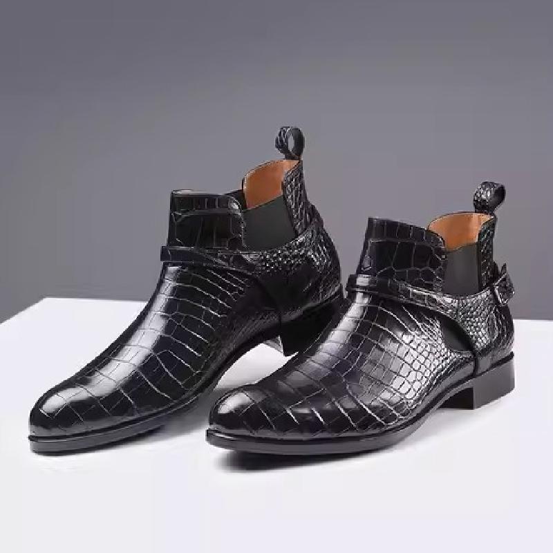 High Quality Thai Crocodile Leather Handmade Boots