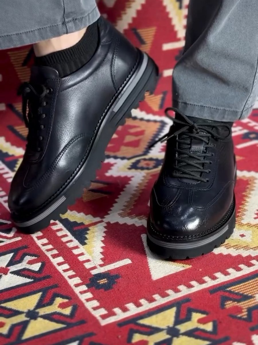 Men's Leather Casual Sneakers