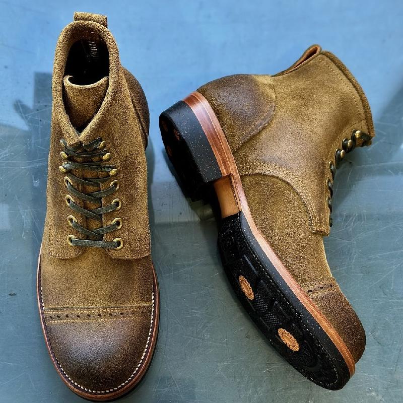 Men's Suede Handmade Casual Martin Boots