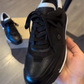 Leather Textured Print Sneakers