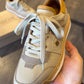 Leather Textured Print Sneakers