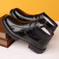 Men's Plush Warm Leather Ankle Boots