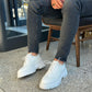 Embossed Patchwork Casual Shoes