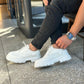 Embossed Patchwork Casual Shoes