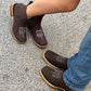 Couple's Retro Cowboy Short Boots