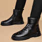 Winter Cowhide Thick Wool Warm Boots