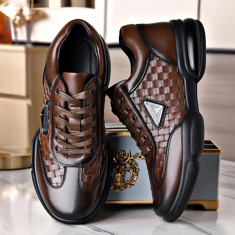 Men's New Hand-woven Soft-soled Casual Shoes