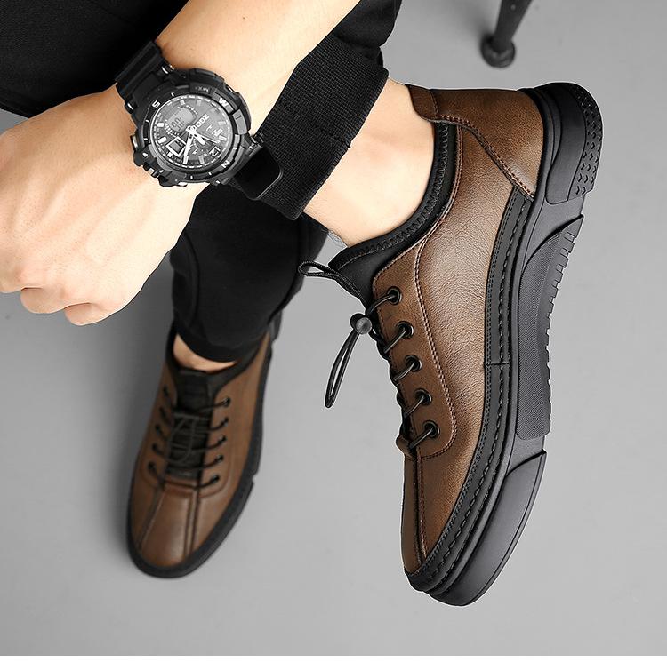 New Men's Genuine Leather Casual Shoes