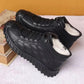 Men's Black Wool Winter Warm Casual Shoes