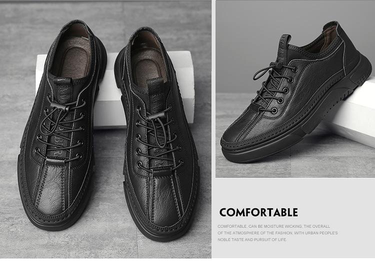 New Men's Genuine Leather Casual Shoes