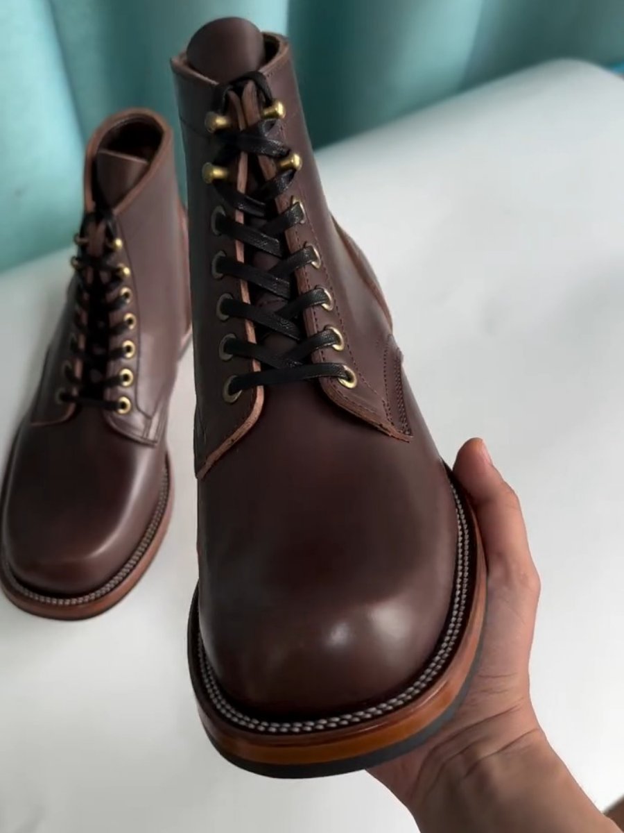 Handmade Genuine Leather Men's Martin Boots