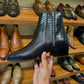 Men's Zip-up Crocodile Leather Ankle Boots