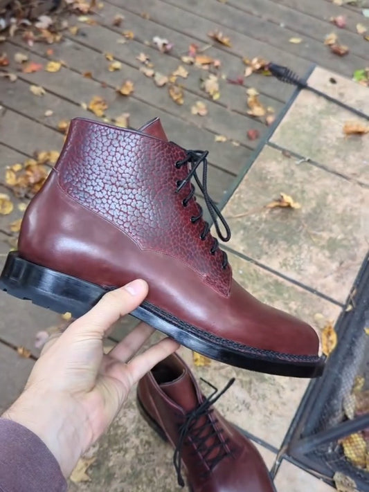 Italian Hand-made Cowhide Men's Boots