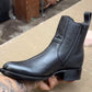 Spanish Classic Handmade Cowhide Zipper Boots