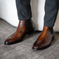 Men's Python Chelsea Ankle Boots