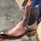 Spanish Classic Handmade Cowhide Zipper Boots