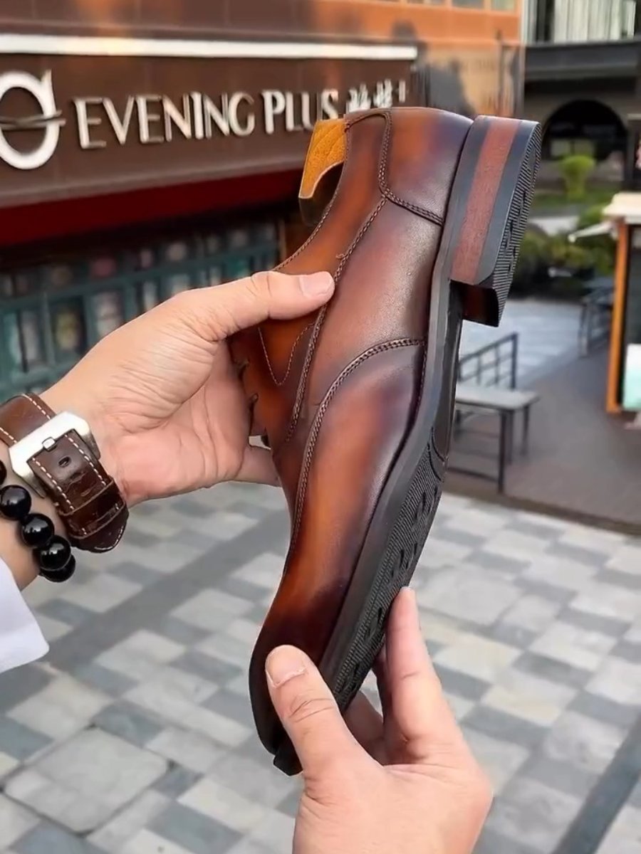 Men's Handmade Chelsea Leather Shoes