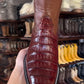 Italian Handmade Crocodile Leather Ankle Boots