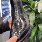 Winter Warm Crocodile Leather Plush Chelsea Shoes