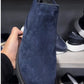 Genuine Leather Suede Chelsea Casual Boots