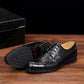 Italian Handmade Python Leather Dress Shoes