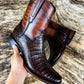 Men's Crocodile Handmade Boots