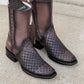 Men's Engraved Oxford Cowboy Boots