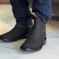 Men's Black Handmade Vintage Cowboy Boots