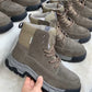 Men's Cowhide Thickened Snow Wool Cold-Proof  Boots